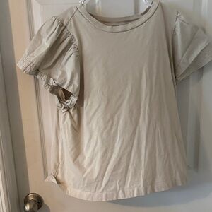Old Navy Beige Short Sleeve Top